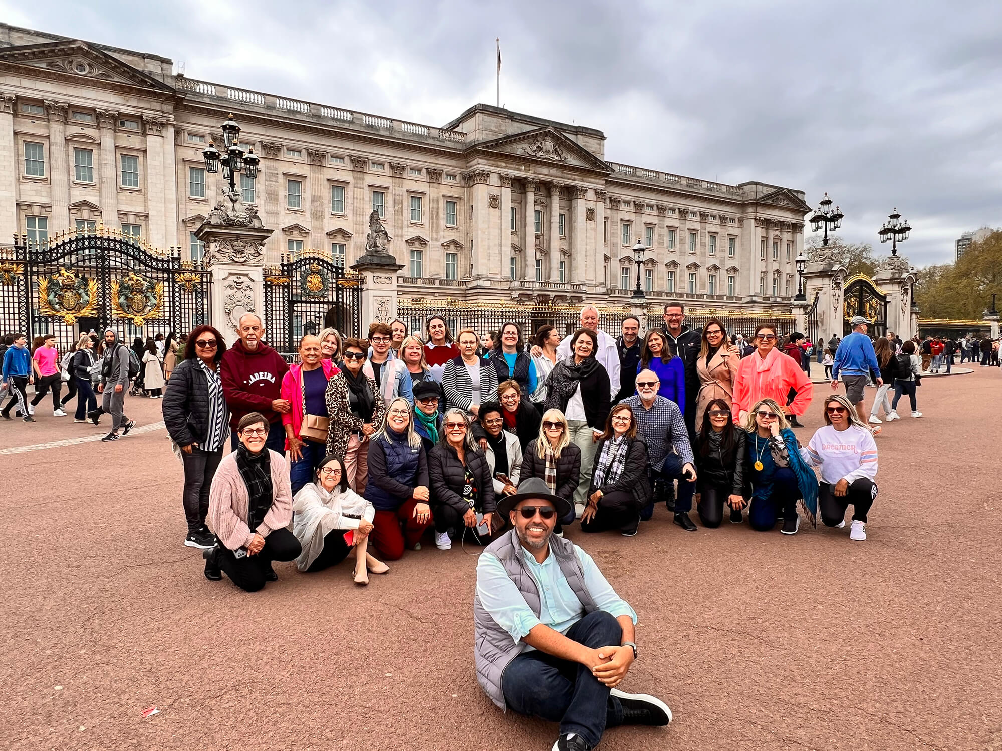 Grupo Rigue em Londres durante a Travessia Caribe-Europa