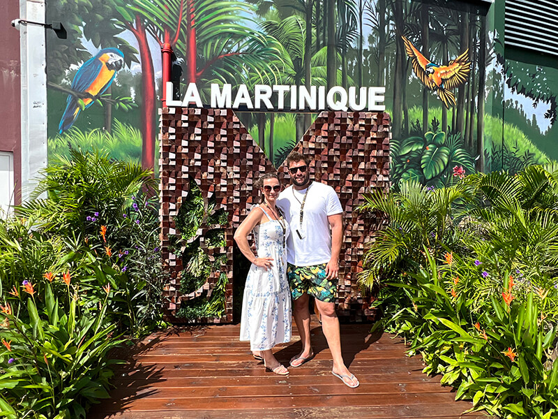 La Martinique no clima caribenho na Travessia Caribe-Europa