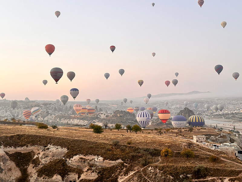 Balões sobre a Capadócia na Turquia Exotics