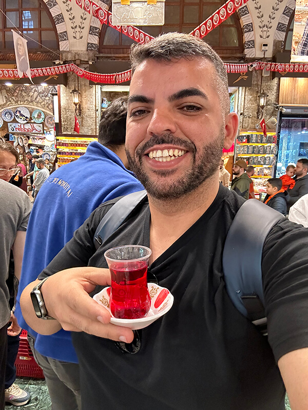 Chá turco e detalhes culturais durante a Turquia Exotics