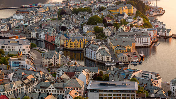 Ålesund na Noruega