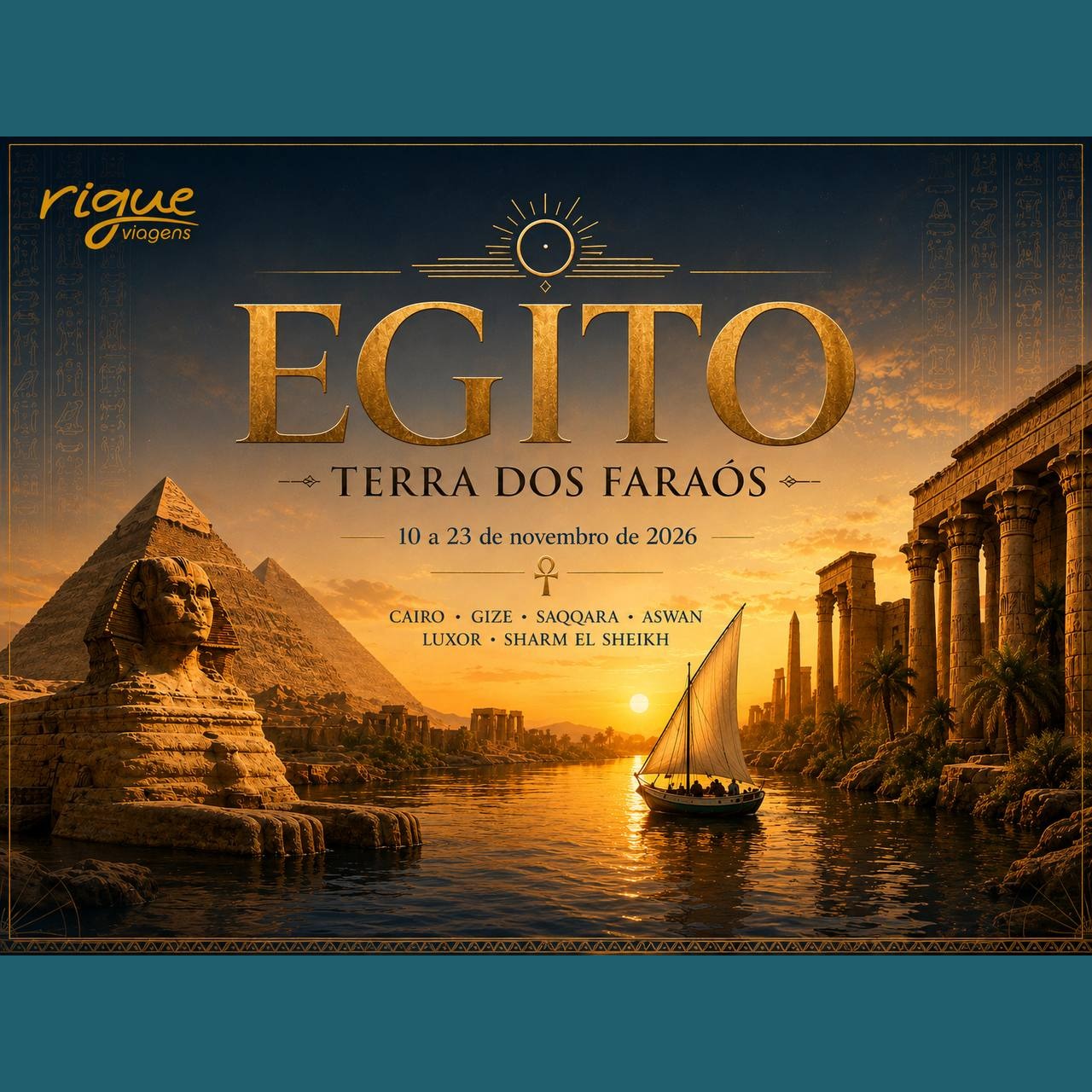 Egito — Terra dos Faraós