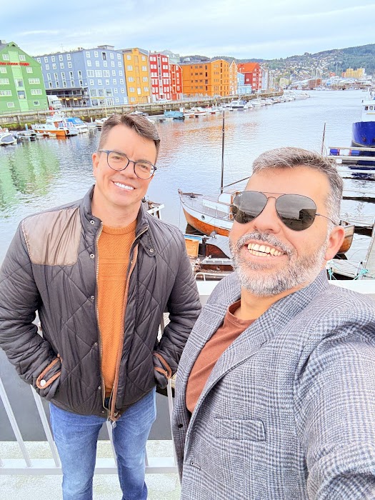 Grupo e cenário da Noruega