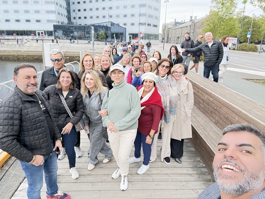 Viajantes Rigue juntos